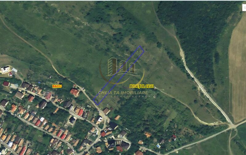 Cluj Teren de vanzare in comuna Baciu
